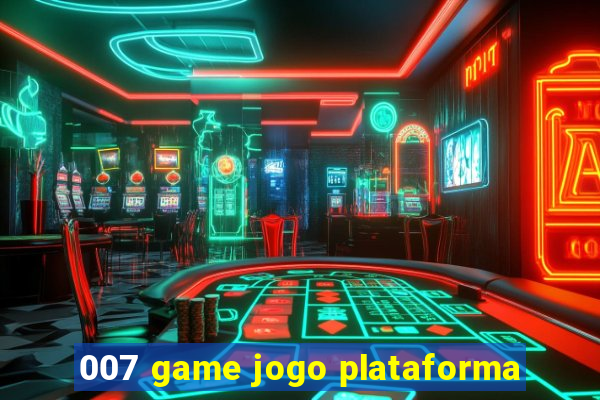 007 game jogo plataforma